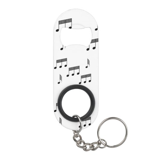 Muziek-noteerde flesopening mini flessenopener (Achterkant)