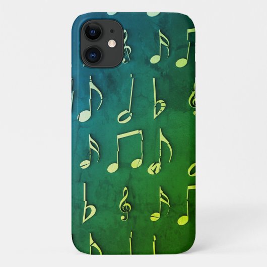 Muziek, noten, dempen Case-Mate iPhone case (Achterkant)