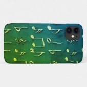 Muziek, noten, dempen Case-Mate iPhone case (Achterkant (horizontaal))