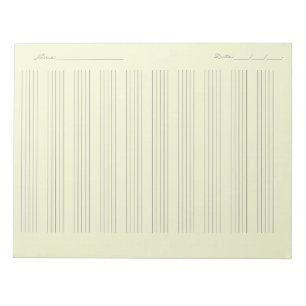 Muziek Notenpapier – Printbare Bladmuziek Notitieblok