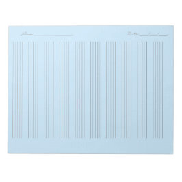 Muziek Notenpapier – Printbare Noten Notitieblok