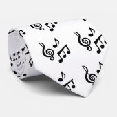 muziek_notes, muziek_notes, muziek_notes, muziek_n stropdas (Opgerold)