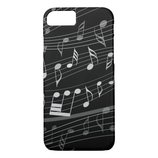 Muziek notitieblad Case-Mate iPhone case (Achterkant)