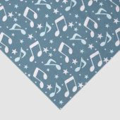 Muziek Oceaan patroon Tissuepapier (Detail)