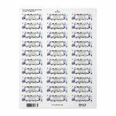 Muziek omhoog zetten etiket (Full Sheet)