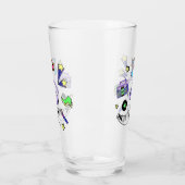 Muziek omhoog zetten glas (Links)