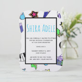 Muziek omhoog zetten kaart (Staand voorkant)