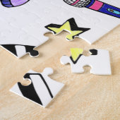 Muziek omhoog zetten legpuzzel (Zijkant)