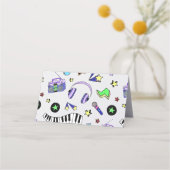 Muziek omhoog zetten plaatskaartje (Achterkant)