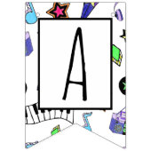 Muziek omhoog zetten vlaggetjes (Derde vlag)