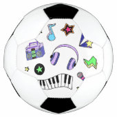 Muziek omhoog zetten voetbal (Voorkant)