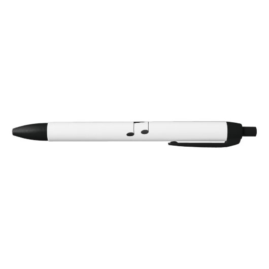 Muziek One Black Beam Note, Blauwe Inkt Pen (Bodem)
