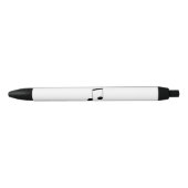 Muziek One Black Beam Note, Blauwe Inkt Pen (Voorkant)