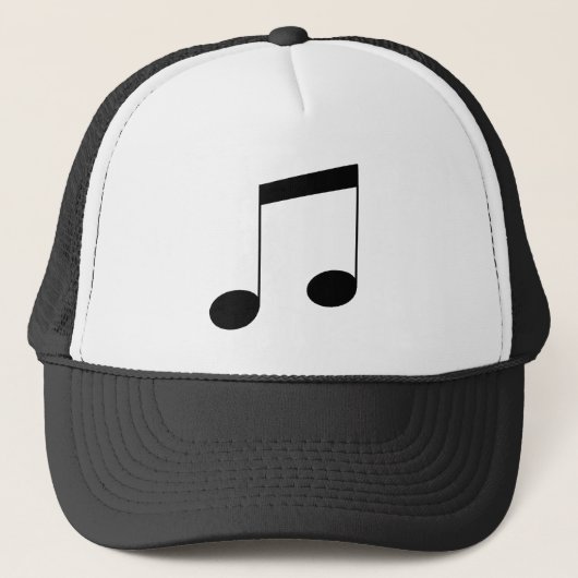 Muziek One Black Beam Note, Trucker Pet (Voorkant)