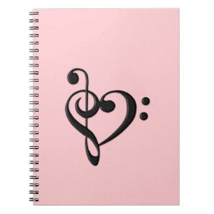 Muziek Ontwerp Hart Notitieboek