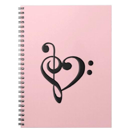 Muziek Ontwerp Hart Notitieboek (Voorkant)
