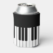 Muziek op basis van piano-toetsenbord blikjeskoeler (Blikje Achterkant)