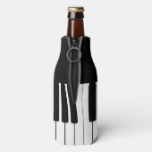 Muziek op basis van piano-toetsenbord flesjeskoeler (Fles Achterkant)