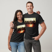 Muziek op Bokeh-lichten T-shirt (Unisex)