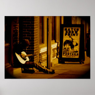 Muziek op Broadway Poster