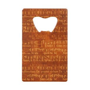  muziek op Brown Creditkaart Flessenopener