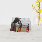 Muziek op de Massai Mara in Kenia Kaart (Gele Bloem)