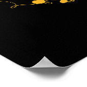 Muziek op Stress-off (1) Inspirerend Citaat-Poster Poster (Hoek)