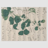 Muziek op  vellen laat afstotend papier (Voorkant)