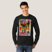 Muziek op World of Break Dancing T-shirt (Voorkant volledig)