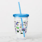 Muziek opvijzelen acryl drinkbeker (Links)