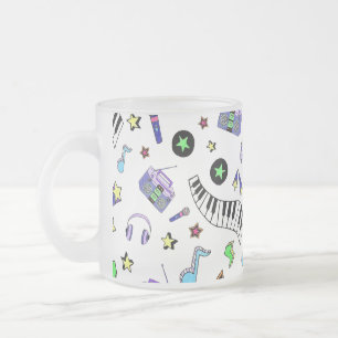 Muziek opvijzelen matglas koffiemok
