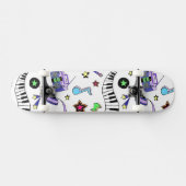 Muziek opvijzelen persoonlijk skateboard (Horizontaal)