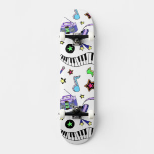 Muziek opvijzelen persoonlijk skateboard