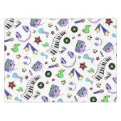 Muziek opvijzelen tafelkleed (Voorkant (Horizontaal))