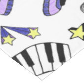 Muziek opvijzelen tafelkleed (Gekanteld)