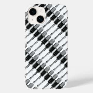 muziek, oude, gefashioned Retro-microfoon Case-Mate iPhone 14 Hoesje