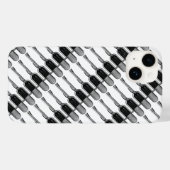 muziek, oude, gefashioned Retro-microfoon Case-Mate iPhone Case (Achterkant (horizontaal))