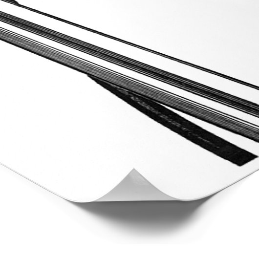  muziek, oude, gefashioned Retro-microfoon Poster (Hoek)