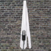 muziek, oude, gefashioned Retro-microfoon Stropdas