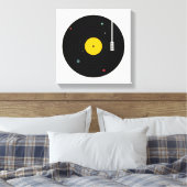 Muziek overal | Florent Bodart Canvas Afdruk (Insitu (Slaapkamer))