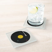 Muziek overal | Florent Bodart Glazen Onderzetter (Schuin)