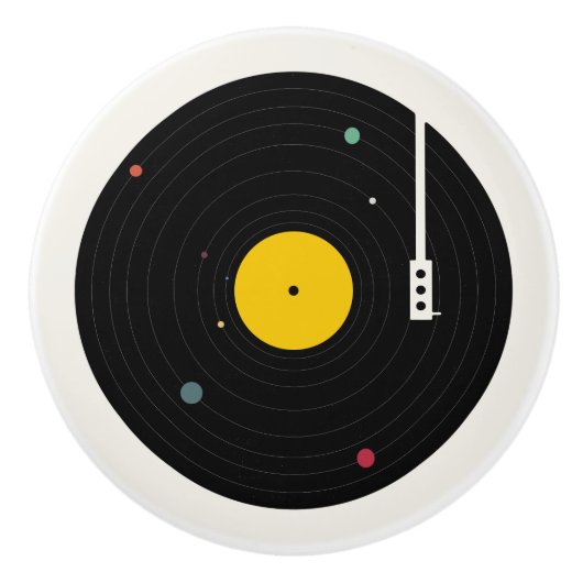 Muziek overal | Florent Bodart Keramische Knop (Voorkant)