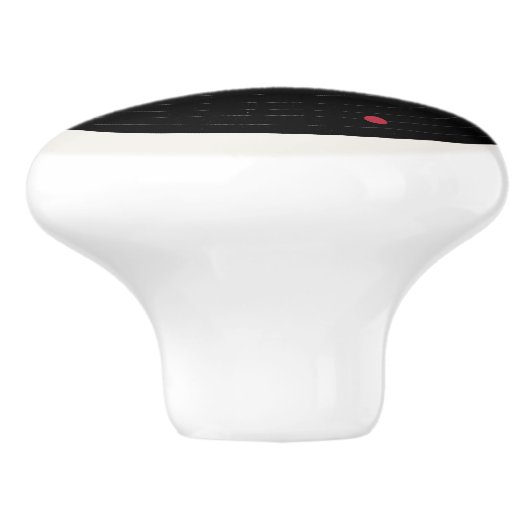 Muziek overal | Florent Bodart Keramische Knop (Zijkant)