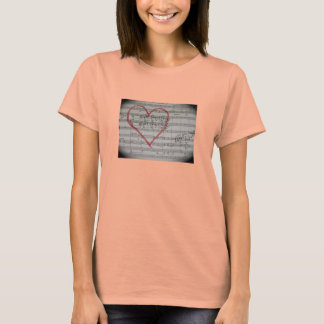 Muziek overvalt dames shirt