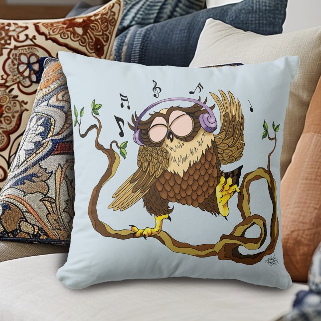 Muziek Owl Kussen (Creator heeft geüpload)