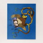 Muziek Owl Legpuzzel (Verticaal)
