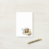 Muziek Owl Post-it® Notes (Op bureau)