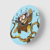 Muziek Owl Ronde Klok (Hoek)