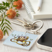 Muziek Owl Sleutelhanger (Voorkant Rechts)