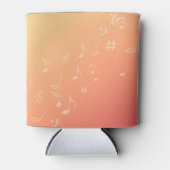 Muziek peach blikjeskoeler (Voorkant)